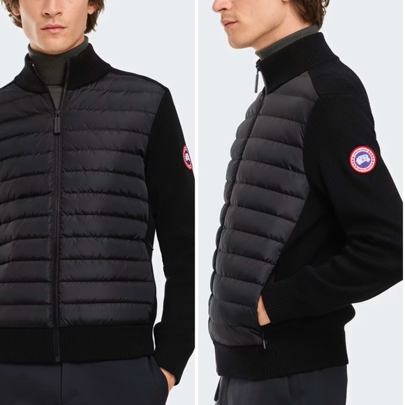 Canada Goose Men Hybridge Knit Packable Jacket Black XL NWT